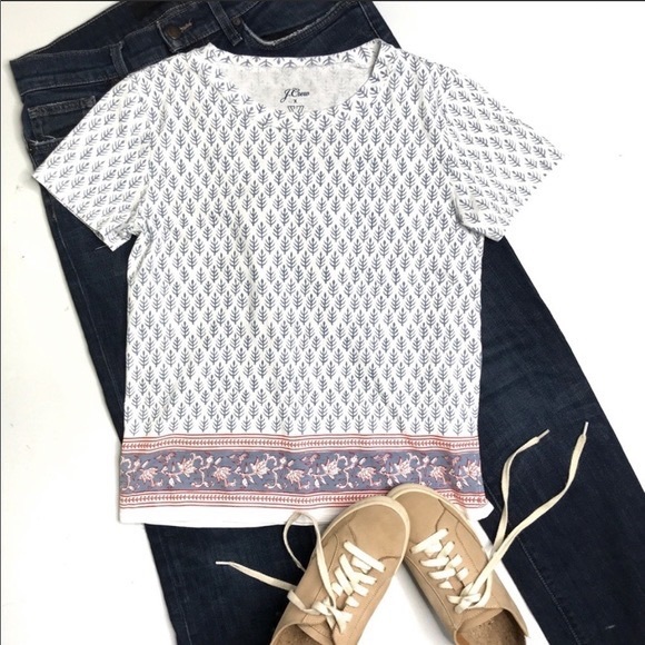 SZ Blockprints x J. Crew Leaf T-Shirt - Picture 6 of 8